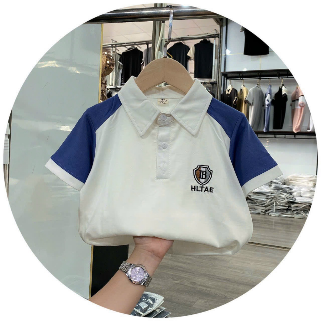 ÁO POLO BÉ TRAI CHO BÉ TỪ 30-40KG