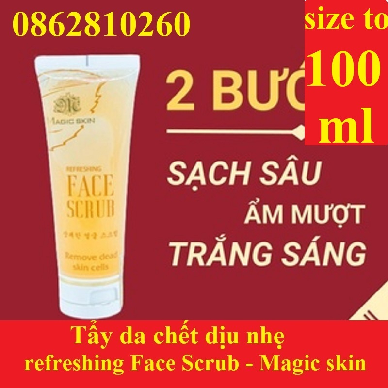 GEL TẨY TẾ BÀO DA CHẾT DỊU NHẸ Refreshing Face Scrub remove dead skin cells magic skin
