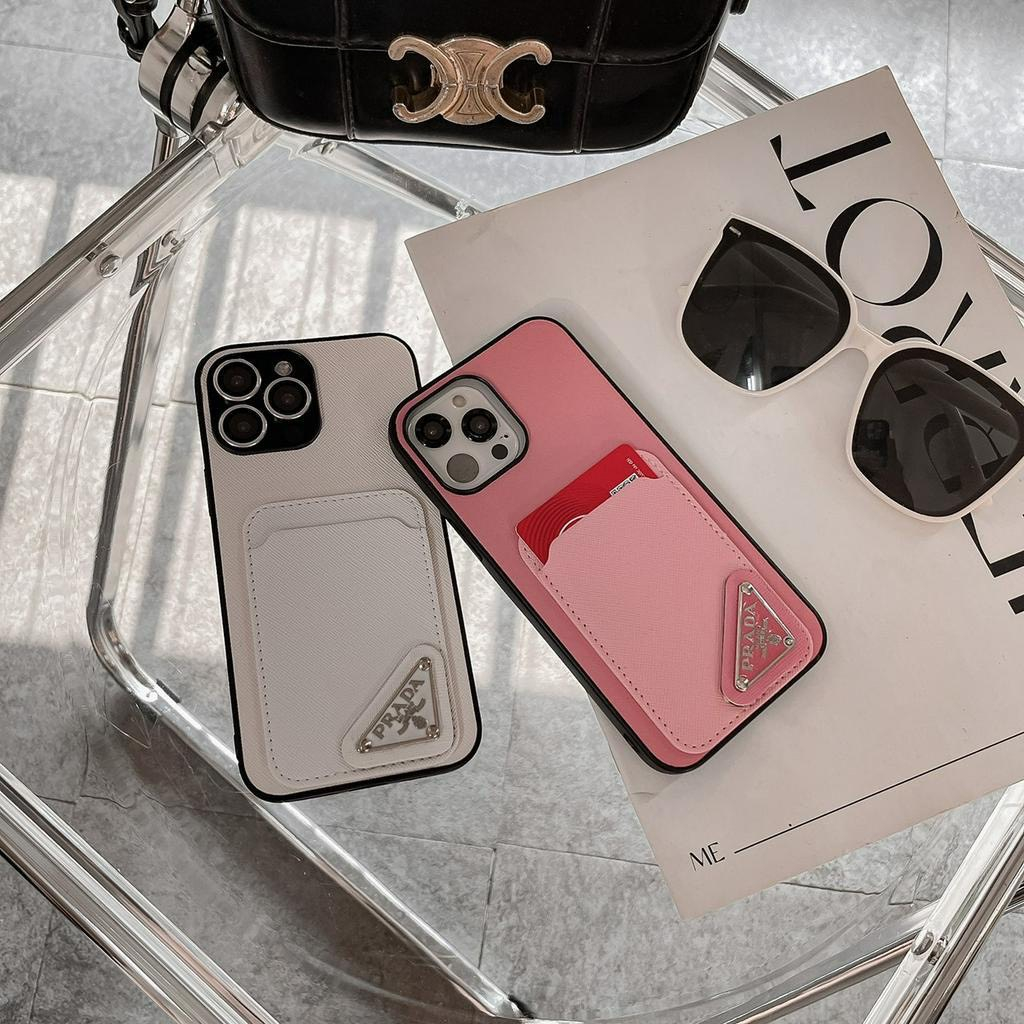 Ốp Điện Thoại Da Sang Trọng Có Ngăn Đựng Thẻ Cho IpXsmax 11 11prm 12prm 13prm 14pro 14prm