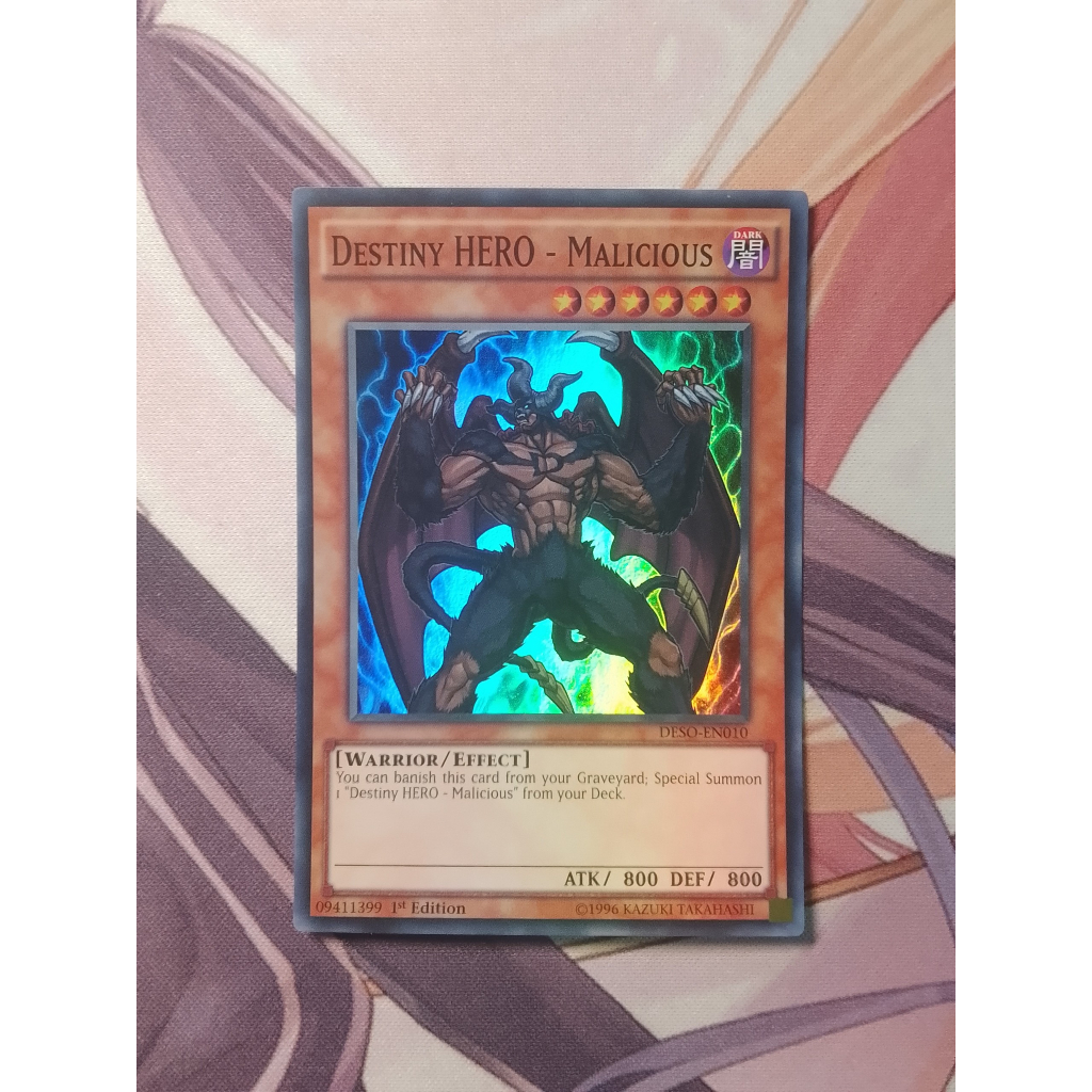 Thẻ Bài Yugioh: Destiny HERO - Malicious DESO-EN010