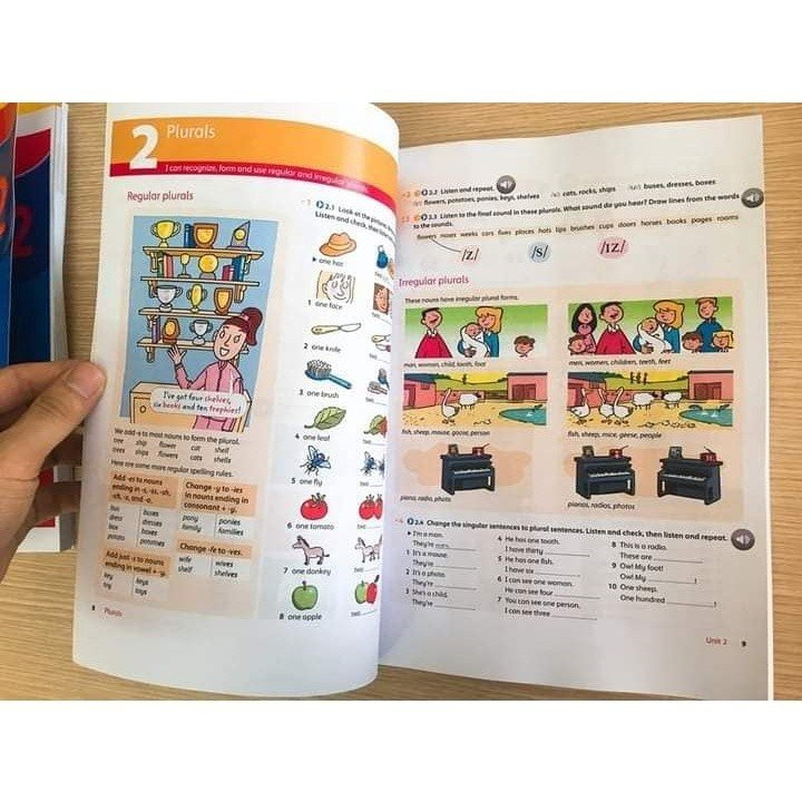 OXFORD GRAMMAR FOR SCHOOLS LV1-5 IN MÀU ĐẸP + FILE NGHE + ĐÁP ÁN