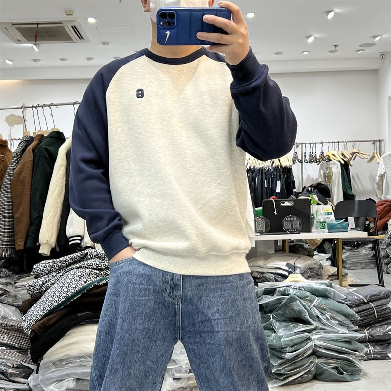 Áo thun tay dài nam sweater basic trơn vải nỉ cao cấp