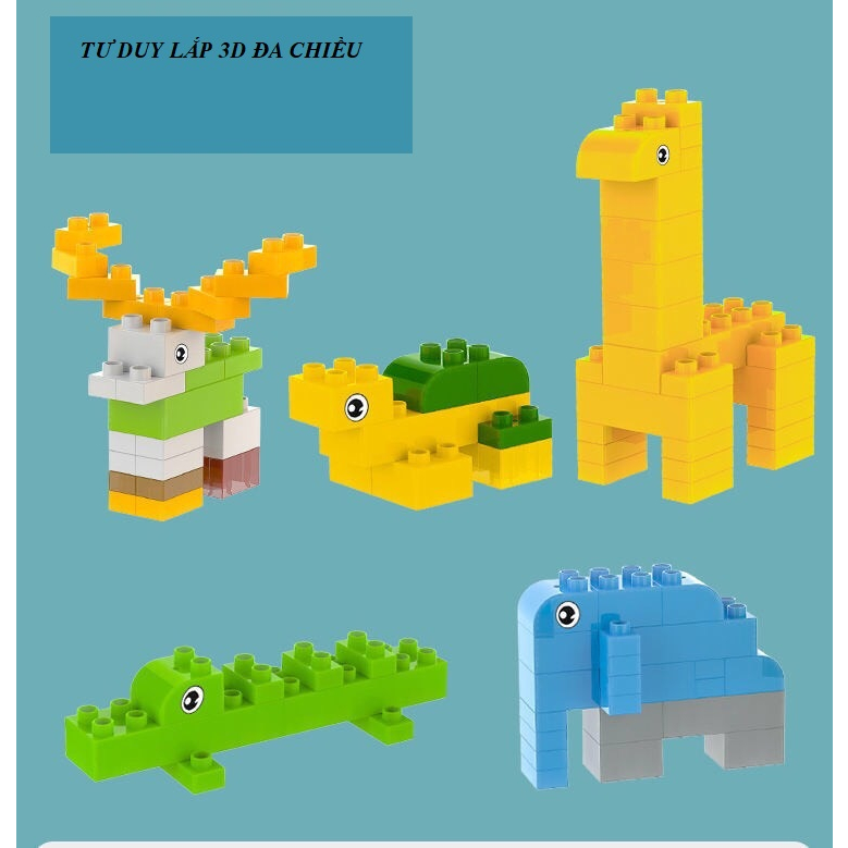 Đồ Chơi Xếp Hình Lắp Ghép Cho Bé 520 Chi Tiết, Giúp Bé Phát Triển Tư Duy Sáng Tạo, Đồ Chơi Giáo Dục