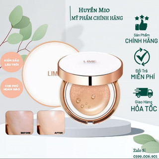 Phấn nước Lime Real Cover Pink Cushion - Chính Hãng- Huyenmio