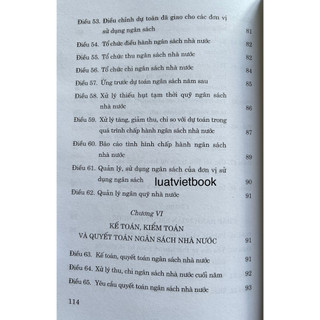 Sách- Luật Ngân Sách Nhà Nước (Hiện Hành) (Sửa Đổi Năm 2020)