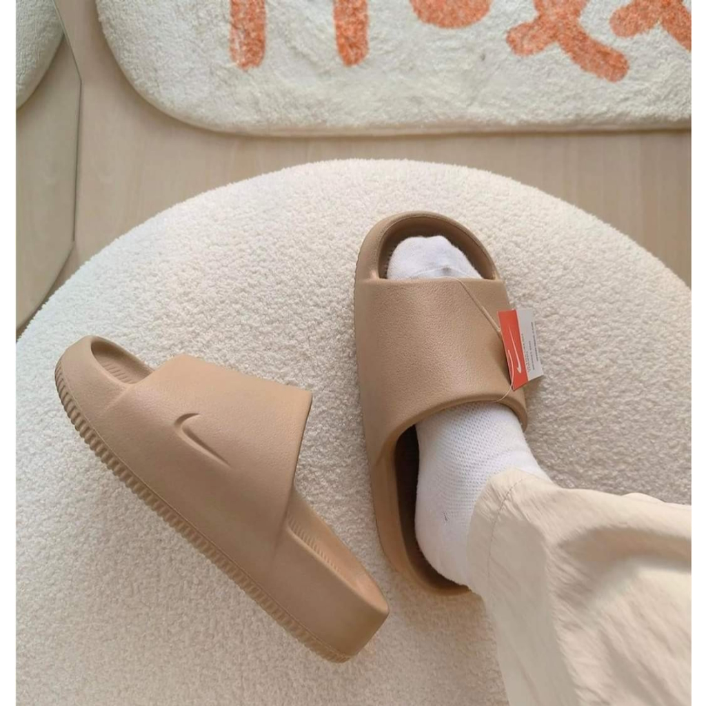 Dép quai ngang nam nữ, dép đúc nguyên khối NAI.KI CALM unisex - đề cao 4cm FULL BOX