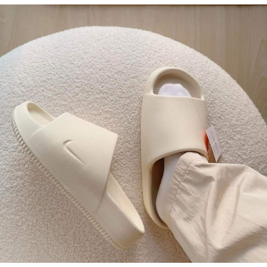 Dép quai ngang nam nữ, dép đúc nguyên khối NAI.KI CALM unisex - đề cao 4cm FULL BOX