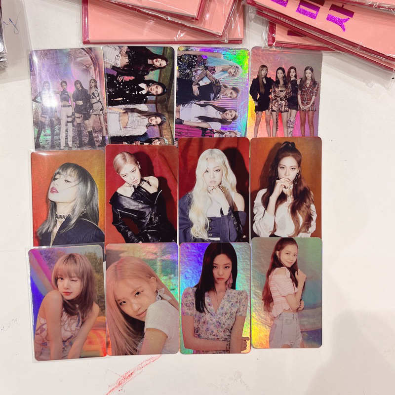 Card anh Blackpink - màu hologram Bornpink