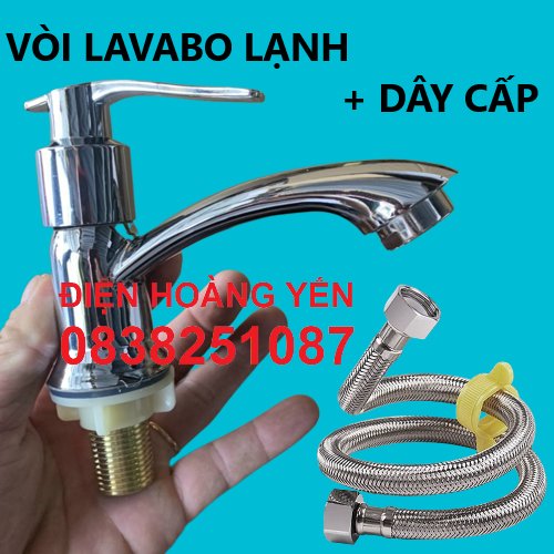 Vòi lavabo lạnh gắn chậu rửa mặt