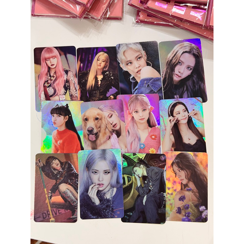 Card anh Blackpink - màu hologram Bornpink