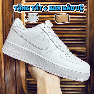 Giày _Nike Air Force 1, giày AF1 trắng đế Air bản cao cấp full box bill phụ kiện