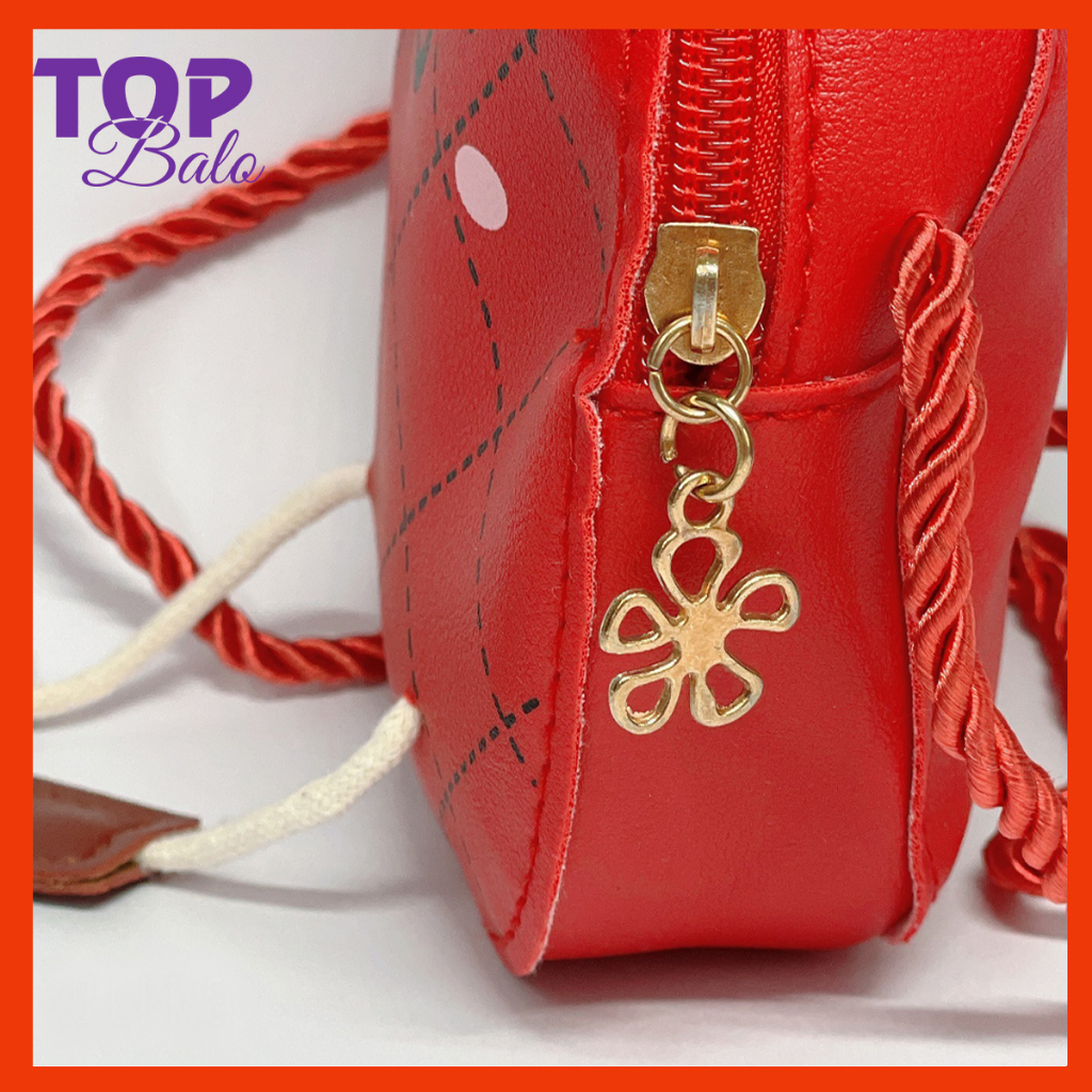 Túi đeo chéo, túi đeo vai nhỏ đẹp họa tiết hình trái dứa ngộ nghĩnh đáng yêu dành cho bé gái