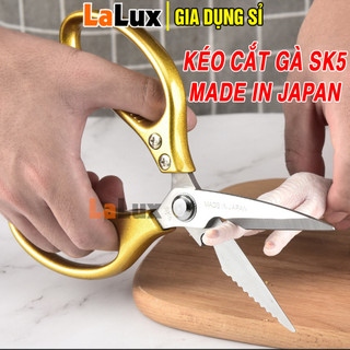 Kéo Cắt Gà Cao Cấp Nhật Bản - Kéo Cắt Đa Năng Cắt Thịt Thực Phẩm, Giấy Vải , Nhà Bếp Tiện Dụng GIA DỤNG LALUX