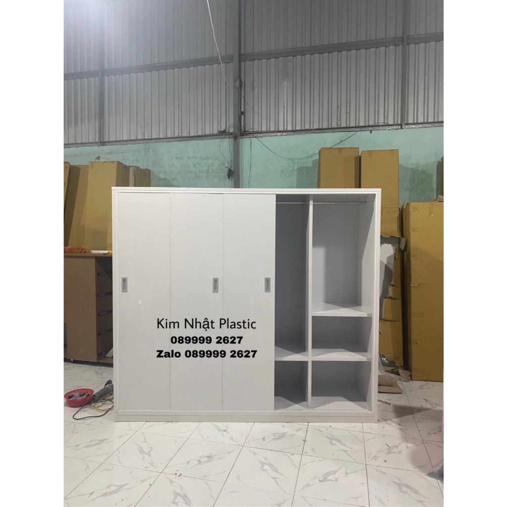 TỦ QUẦN ÁO 5 CÁNH LÙA 2M SIÊU ĐẸP - TỦ NHỰA ĐÀI LOAN