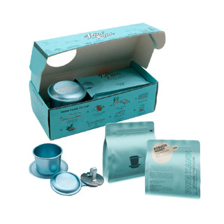 Mua 1 tặng 1 Phin giấy - Combo gift Phin Xanh 100% Robusta sơ chế Mật CM194 1 coffee package 250gr + 1 coffee filter