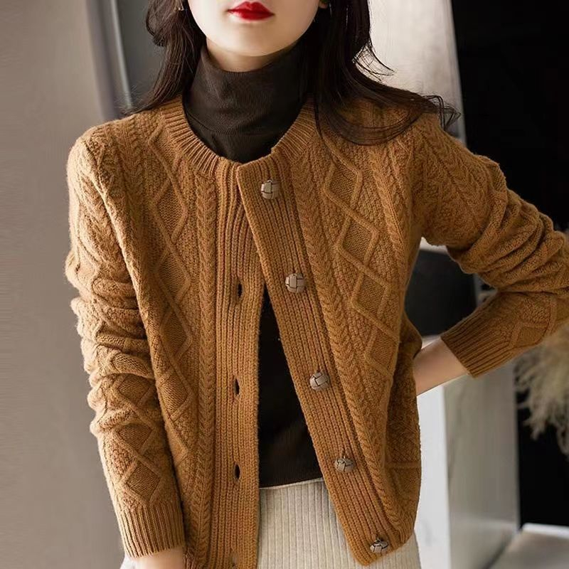 (HÀNG SẴN) Áo Cardigan Len Mùa Thu Cho Nữ AL05 - Hàng Quảng Châu Cao Cấp
