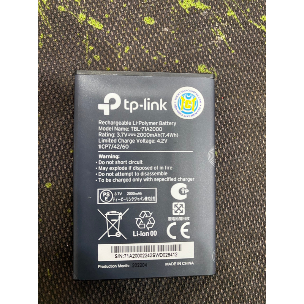 TBL-71A2000 Pin Thay Thế Cho TP-LINK M7350 từ ver 5, M7300, M7200, M5250, M5350