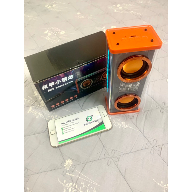 Loa bluetooth V9 – S01 âm thanh hay bass căng có đèn Led