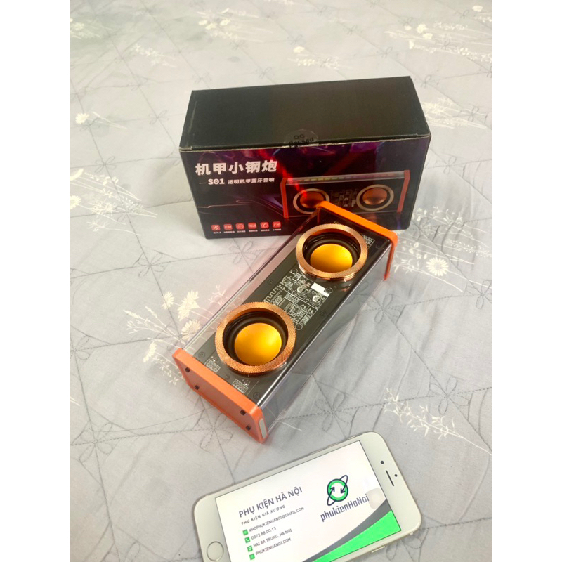 Loa bluetooth V9 – S01 âm thanh hay bass căng có đèn Led