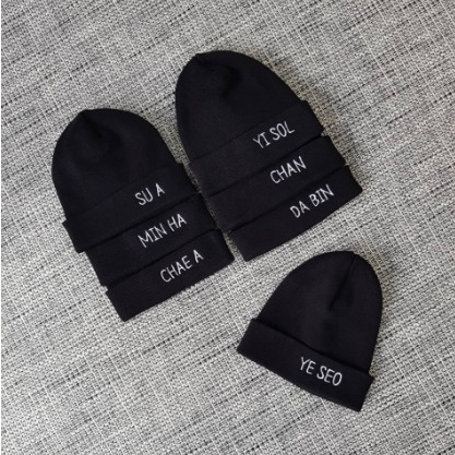 Mũ len THÊU TÊN style cực chất cho bé
