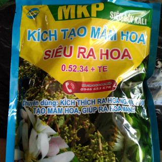 1kg phân bón doxaco mkp 0-52-34 giúp phân hóa mầm hoa, ra bông nghịch mùa