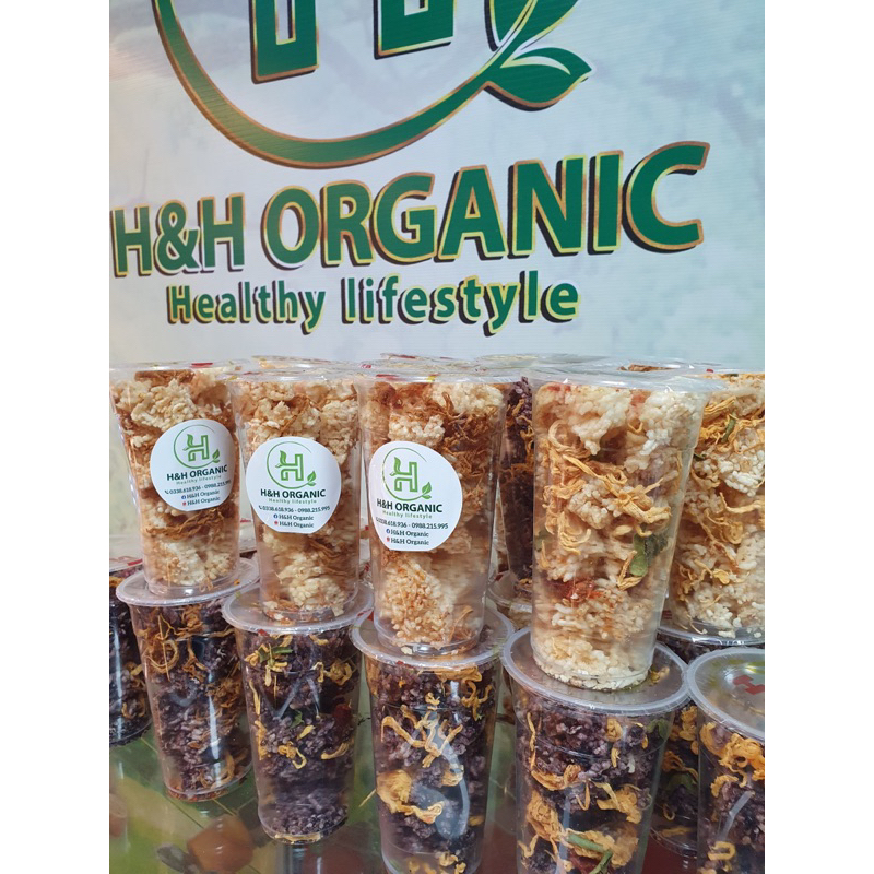 CƠM CHÁY SIÊU CHÀ BÔNG, CƠM CHÁY GẠO LỨT - ĂN VẶT THOẢI MÁI KHÔNG LO BÉO - H&H Organic, GIÁ GỐC TẬN XƯỞNG, sỉ sll
