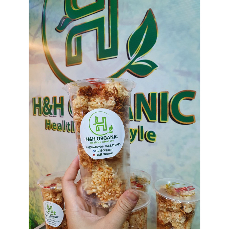 CƠM CHÁY SIÊU CHÀ BÔNG, CƠM CHÁY GẠO LỨT - ĂN VẶT THOẢI MÁI KHÔNG LO BÉO - H&H Organic, GIÁ GỐC TẬN XƯỞNG, sỉ sll