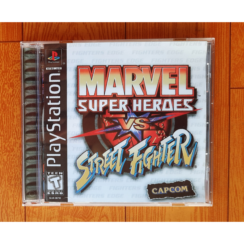 Game ps1 Võ tổng hợp Marvel Street fighter no brand