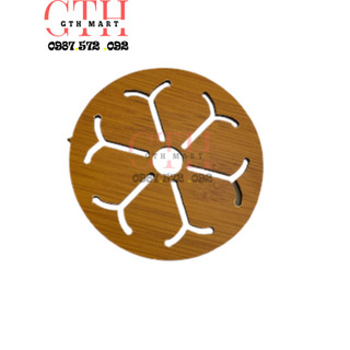 Miếng lót ly, cốc bằng gỗ, tấm lót cốc gỗ cao cấp-GTH MART