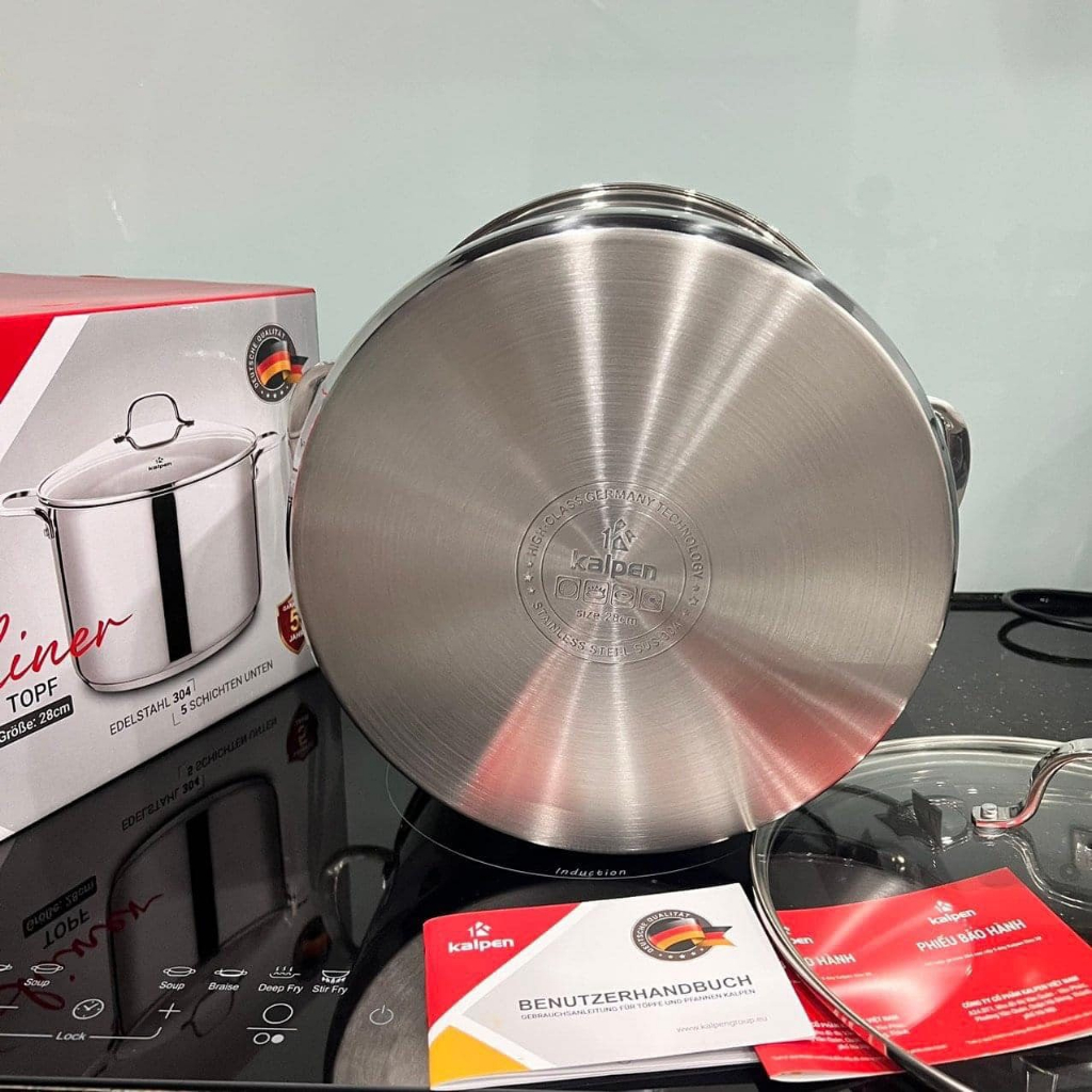 Nồi luộc gà Kalpen Đức 28cm 11L cao 20cm