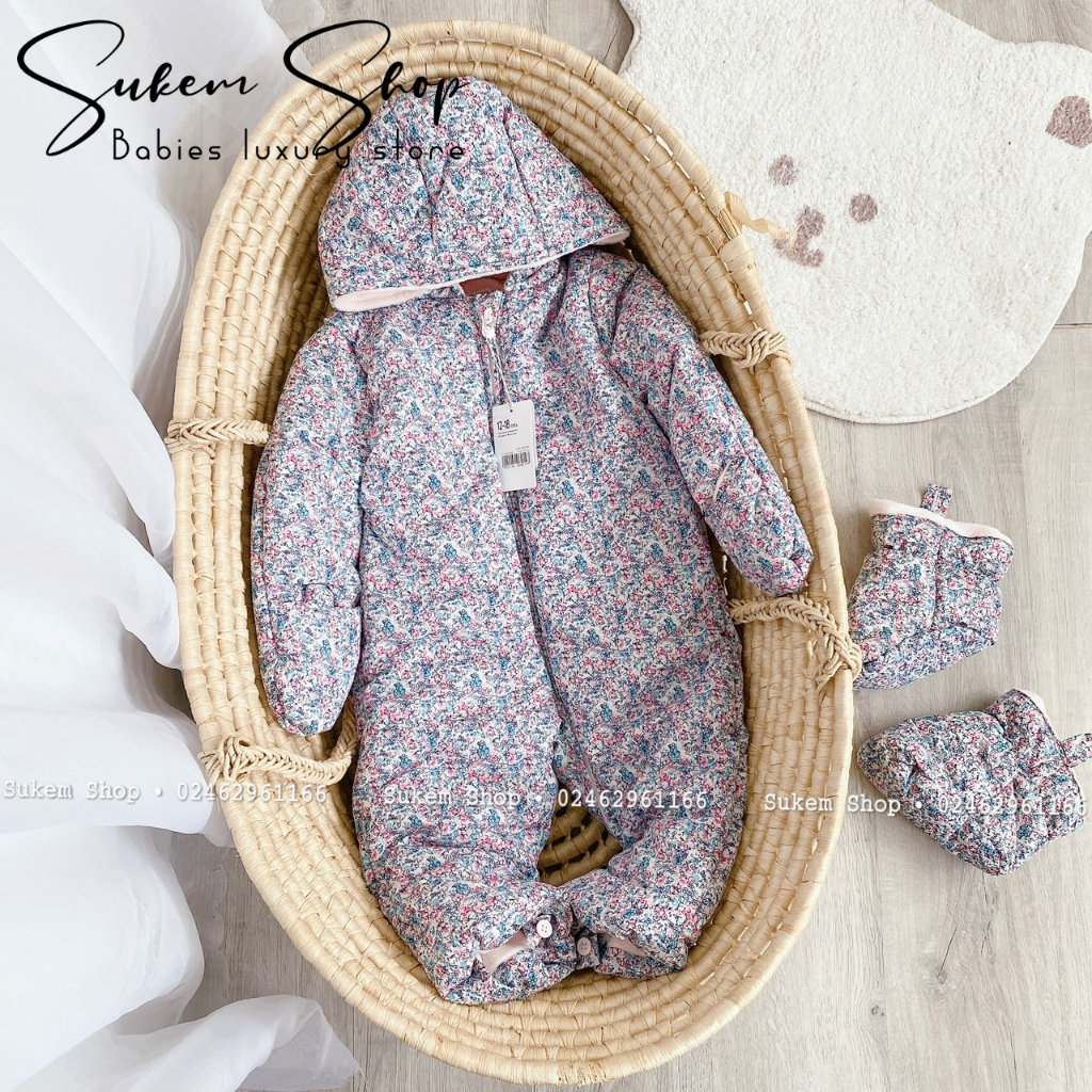 Body Phao Hoa Nhí 2023  Lót Nỉ Dày Dặn Cho Bé