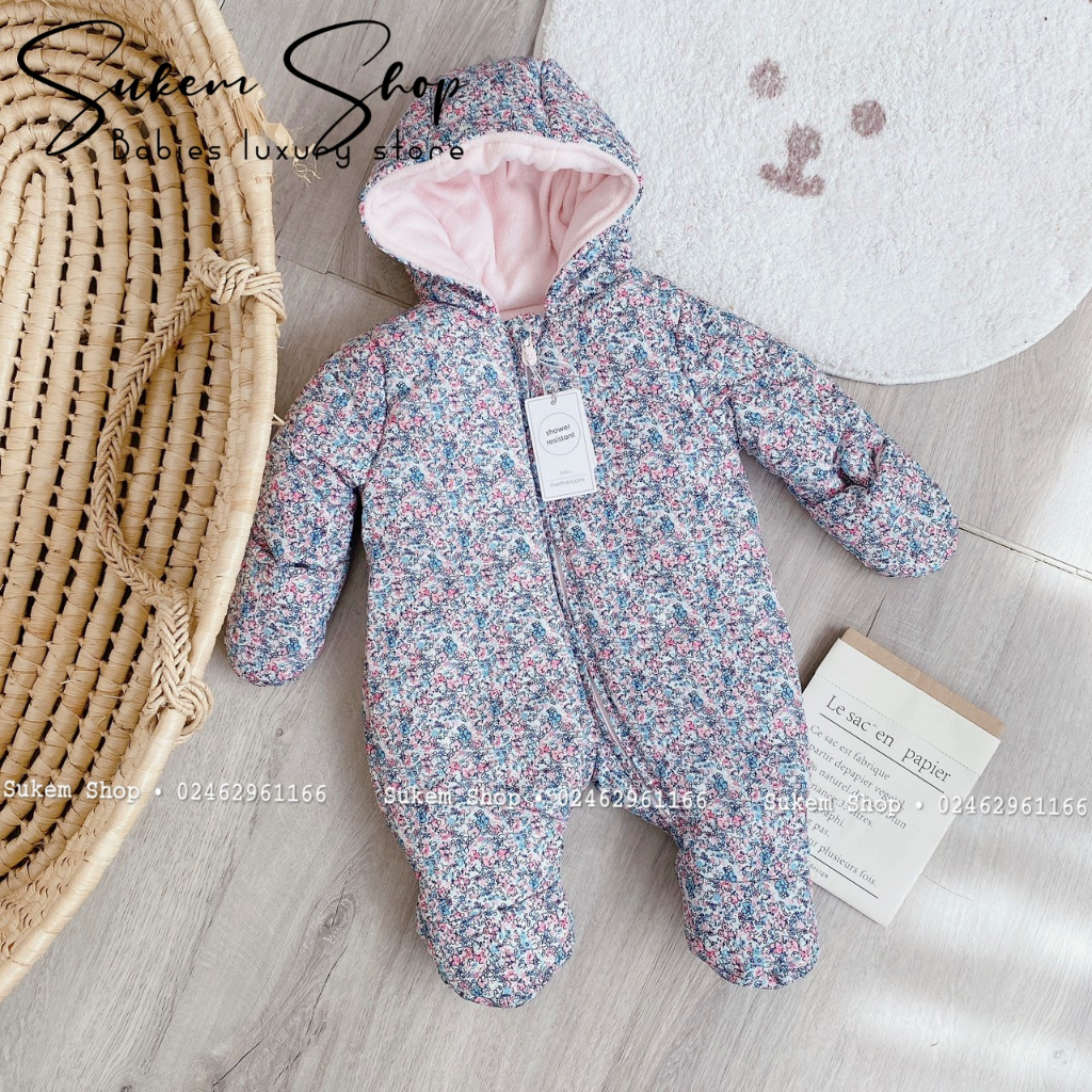 Body Phao Hoa Nhí 2023  Lót Nỉ Dày Dặn Cho Bé