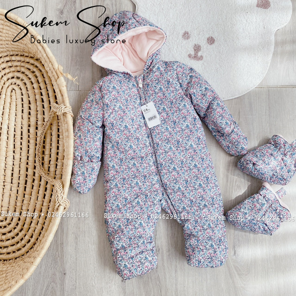 Body Phao Hoa Nhí 2023  Lót Nỉ Dày Dặn Cho Bé