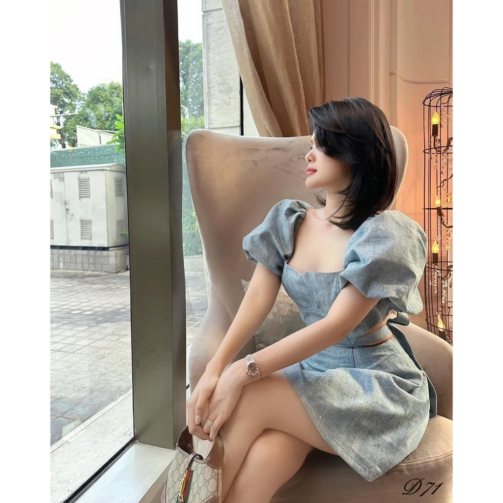 Đầm jean BIGSIZE cá tính  - Ú XINH STORE