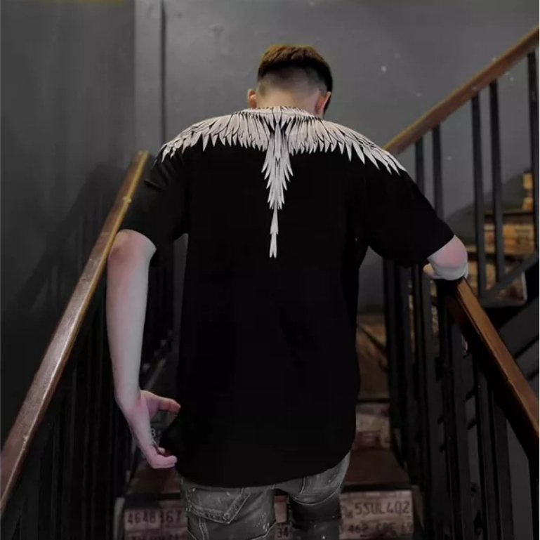 Áo Thun Burlon Chim Trắng ❤ Áo Phông Cotton Dày Dặn Dáng Rộng Nam Nữ Siêu Phẩm Cháy Phố