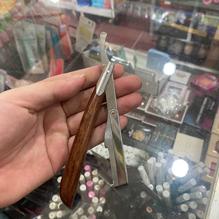 Dao cạo mặt cán gỗ