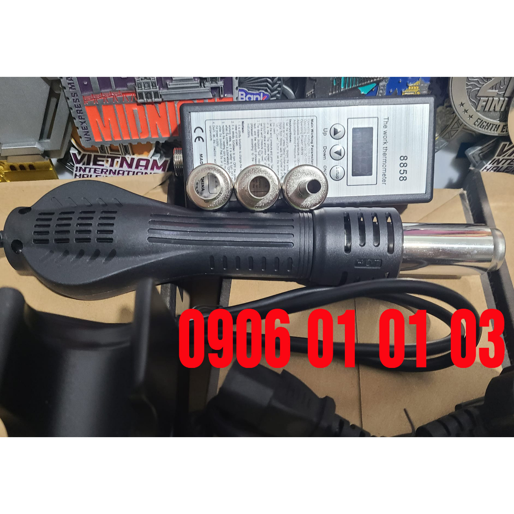 Máy khò cầm tay 8858 220v