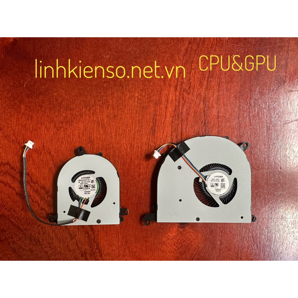 Quạt Laptop MSI Prestige 15A P15 A10SC A11SC A11SB A11SCS A11SCX Prestige 15 A11UC A11UD CPU GPU mới