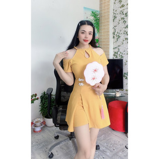 Sét đầm kèm quần đùi xinh xắn. Mã AK55