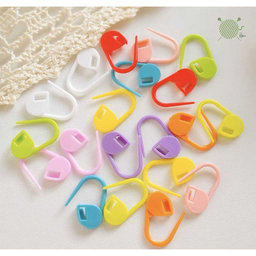 Ghim đánh dấu mũi len bằng nhựa nhiều màu sắc