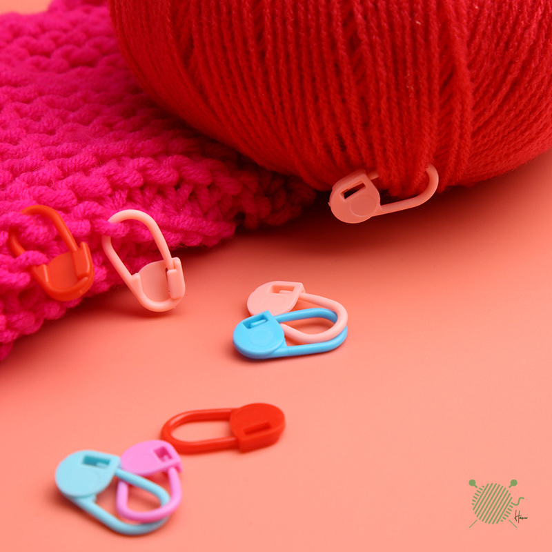 Ghim đánh dấu mũi len bằng nhựa nhiều màu sắc