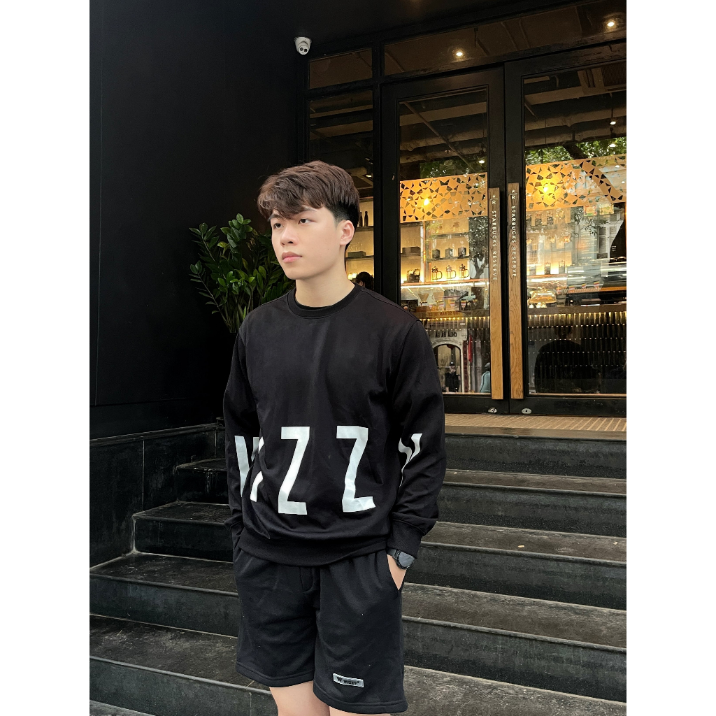 Áo nỉ sweater nam unisex, áo thu đông nam chất mịn dài tay cổ tròn  WIZZY OFFICIAL mã 02