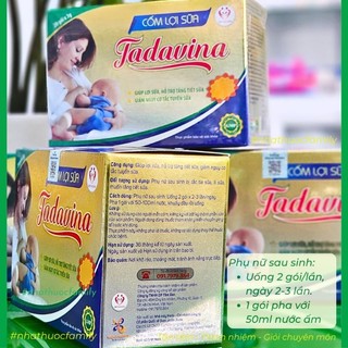 Cốm lợi sữa tadavina bản nâng cấp của cls tasuamum gold - hộp 20 gói