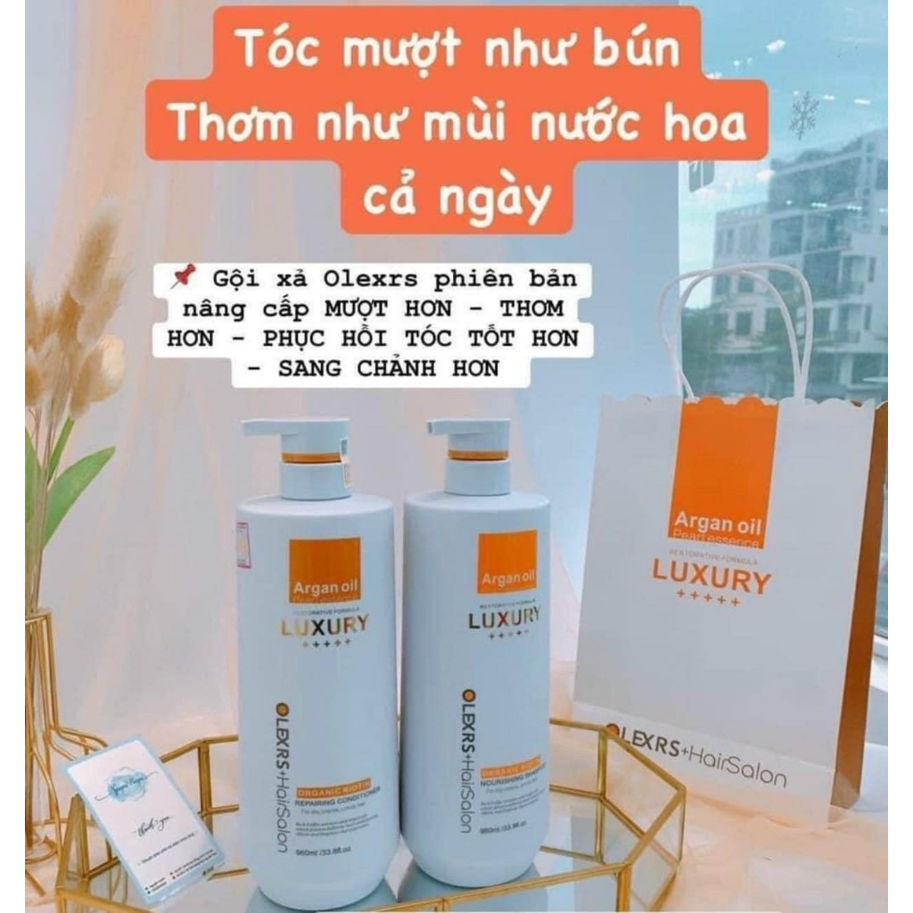 Lẻ Chai Dầu Gội Olexs Hair Salon Mẫu Mới Nhất - Cho Tóc Khô Xơ Hư Tổn