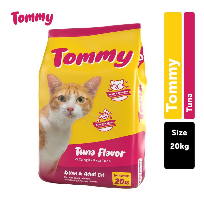 hạt cho mèo mọi lứa tuổi Tommy gói 500gr