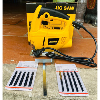 Máy cưa lọng cưa sọc cầm tay tặng 10 lưỡi cưa