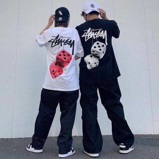 Áo Thun Stussy Fuzzy Dice cotton 2 chiều nhiều mẫu hottrend vải 100% cotton