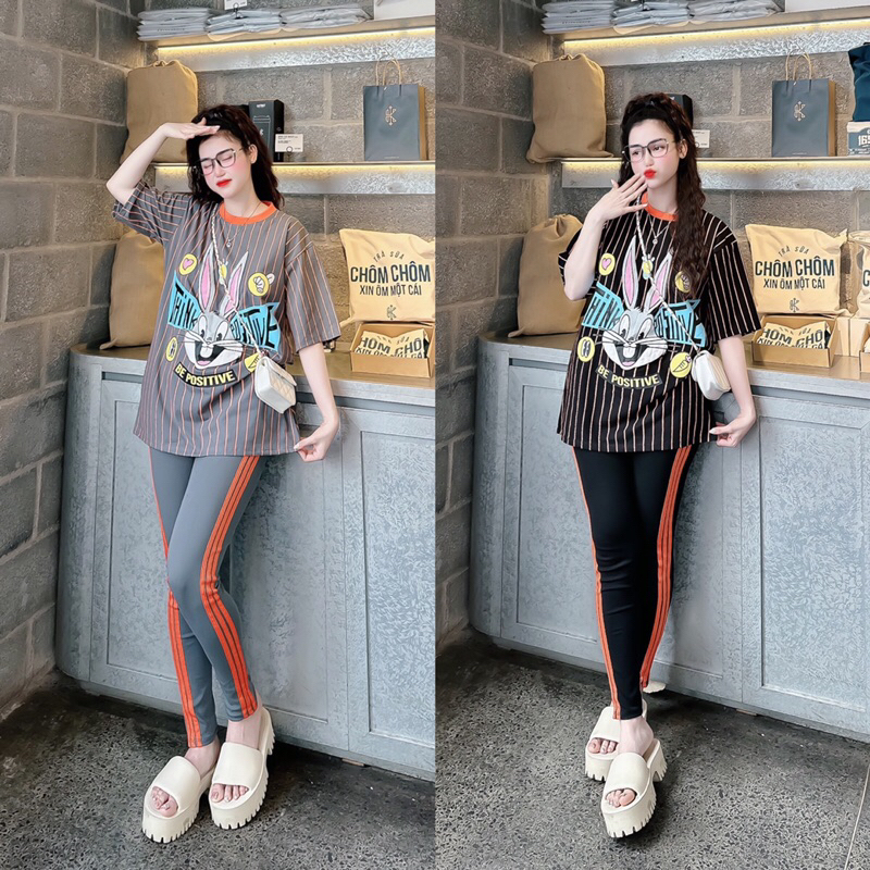 ( SẴN HCM ) SET DÀI CHẠY SỌC THỎ 🐰