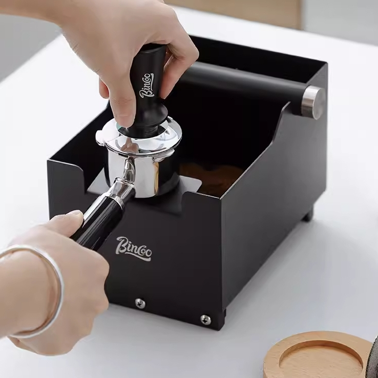 BinCoo | Hộp Đập Bã Cà Phê 2 Chức Năng, Đựng Bã Và Nén