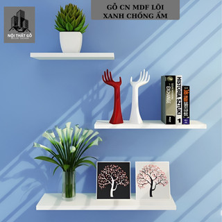 COMBO 3 thanh ngang kệ treo tường Rộng 40cm x sâu 15cm gỗ